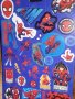 200 бр Спайдърмен Spiderman книжка албум самозалепващи лепенки стикери, снимка 3