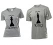 Tениски за влюбени - King & Queen Chess, снимка 1 - Комплекти - 27889381