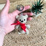 Ключодържател плетено мече, снимка 2