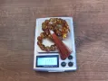 Кехлибарена броеница от натурален непресован балтийски кехлибар, цвят коняк 19.91 гр., снимка 3