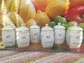 	Старинни порцеланови съдове за подправки, олио, оцет, снимка 5