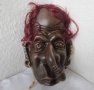 маска пано керамика фигура пенис фалос еротика глава, снимка 1