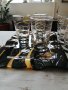 Комплект чаши и поднос от муранско стъкло , снимка 1 - Прибори за хранене, готвене и сервиране - 39240616