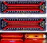 Комплект Мултифункционални Диодни LED Лед Стопове с Динамичен Мигач Неон Neon Ефект 46cm 12V/24V За , снимка 2