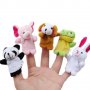 10 малки плюшени фигурки за пръсти куклен театър животни, снимка 7