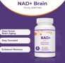 Ноотропна добавка NMN Bio NAD+ Brain Health за добра памет, забавя стареенето на мозъка - 90 капсули, снимка 4