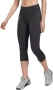 Reebok клин спортен панталон женски 3/4 къс черен легингс, снимка 1