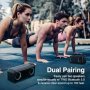 Нов Bluetooth Високоговорител стерео звук Безжична връзка Водоустойчив Подарък, снимка 5