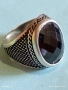 Сребърен пръстен лазерно гравиране с черен Турмалин с ярко изразена индивидуалност 52793, снимка 7