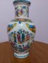 Стара порцеланова ваза в японски стил. Ръчно рисувана, снимка 1 - Антикварни и старинни предмети - 43716753