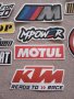Самозалепващ гланциран стикер лепенка M power Motul KTM Dunlop Formula 1 Moto GP NASCAR RALLI ART, снимка 4