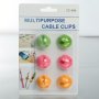 4353 Комплект самозалепващи държачи за кабели, 6 броя, снимка 7