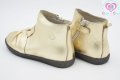 №22, Италиански Бебешки боти от Естествена кожа в златисто Falcotto by Naturino, снимка 4