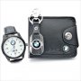 Комплект часовник, портмоне и ключодържател-BMW