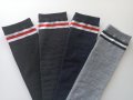 Ефектни дълги чорапи до коленете. Предлагат се в 2 цвята - черен и светлосив, снимка 3