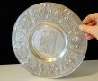 Калаена чиния,пано Бавария 590 гр.,корона,лъв. , снимка 6