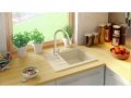 Кухненска Мивка от Гранит  Копенхаген Easy 440 x 550 - Бежава, снимка 4