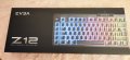 Геймърска клавиатура EVGA Z12 RGB, Черен, USB чисто нова 36 месеца гаранция keyboard gaming, снимка 4