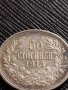 СРЕБЪРНА МОНЕТА 50 стотинки 1913г. ФЕРДИНАНД първи Цар на Българите за КОЛЕКЦИЯ 36527, снимка 5