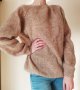 Ръчно плетен мохерен пуловер, снимка 5