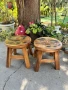 Столче / Табуретка от тиково дърво, снимка 11