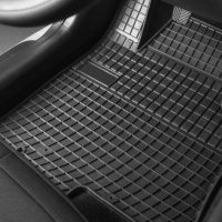 Гумени стелки Frogum съвместими с Audi Q3 2011-2018, 4 части, черни, снимка 3 - Аксесоари и консумативи - 35621862
