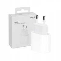Зарядно устройство STELS за Apple, iPhone, Adapter, USB-C, Lightning, 20W, снимка 1 - Оригинални зарядни - 40274648