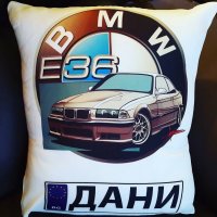 Авто възглавници BMW,Mercedes и Audi по-ваши снимки и имена, снимка 13 - Възглавници - 27370494