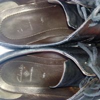 Официални мъжки кожени обувки Clarks Cushion Cell, снимка 2 - Официални обувки - 37220073
