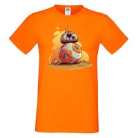 Мъжка тениска Star Wars BB-8 Star Wars Игра,Изненада,Подарък,Геймър, , снимка 1 - Тениски - 36808565