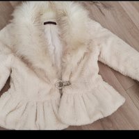 Меко палтенце за принцеса , снимка 2 - Детски якета и елеци - 34759407