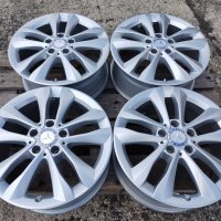  17" джанти 5х112 Мерцедес Ц класа Mercedes C-Klasse W205 Оригинал , снимка 2 - Гуми и джанти - 32576476