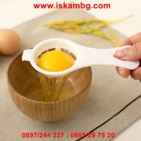 Прибор цедка за разделяне на жълтък от белтък на яйца, снимка 3 - Прибори за хранене, готвене и сервиране - 26932415