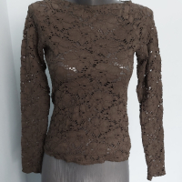 Маркова еластична блуза от дантела "Estelle" / голям размер , снимка 2 - Блузи с дълъг ръкав и пуловери - 44872602