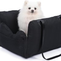 Столче за кола за малки кучета HAPPY HACHI, 48х40х30 см, черно, снимка 1 - За кучета - 43183590