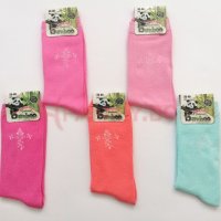 Дамски чорапи едноцветни Бамбук, 35-40, снимка 1 - Дамски чорапи - 43881074