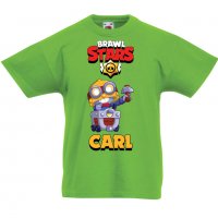 Детска тениска Carl Brawl Stars, снимка 4 - Детски тениски и потници - 32920119
