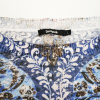 Desigual Оригинална Дамска Плетена Блуза с Принт (M-L), снимка 4 - Блузи с дълъг ръкав и пуловери - 38730000
