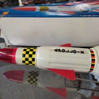 Стара играчка ракета apollo-x space rocket, снимка 4 - Колекции - 40279535