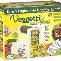 Кухненско Ренде за зеленчукови спагети Veggetti Pro, снимка 8 - Чопъри и пасатори - 32542274