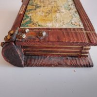 Стара дървена кутия, снимка 3 - Антикварни и старинни предмети - 38414198