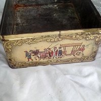 Стара метална кутия Австрия, снимка 8 - Антикварни и старинни предмети - 35262574