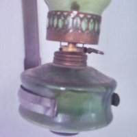 Стара газова лампа за стена, снимка 6 - Антикварни и старинни предмети - 27284170