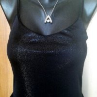 Нова сребриста черна рокля INFLUX  👗🍀S, M🍀👗  код 008 , снимка 3 - Рокли - 26816423