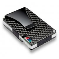 Карбонов портфейл картодържач с RFID защита, снимка 3 - Портфейли, портмонета - 35130645