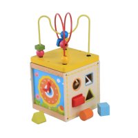 Детски дървен куб, снимка 12 - Образователни игри - 40702445