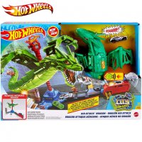 Hot Wheels City Игрален комплект Атаката на Дракона GJL13, снимка 1 - Коли, камиони, мотори, писти - 39755169