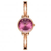 Дамски часовник 028, розово злато, с панделки, снимка 2 - Дамски - 27721218