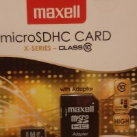 НАМАЛЕНА ! НОВА  ! Неразпечатвана  КАРТА  Памет MAXELL micro SDHC -  16 GB, снимка 1 - Карти памет - 33253311