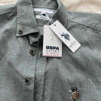 Мъжка риза U.S. POLO, снимка 2 - Тениски - 43450075
